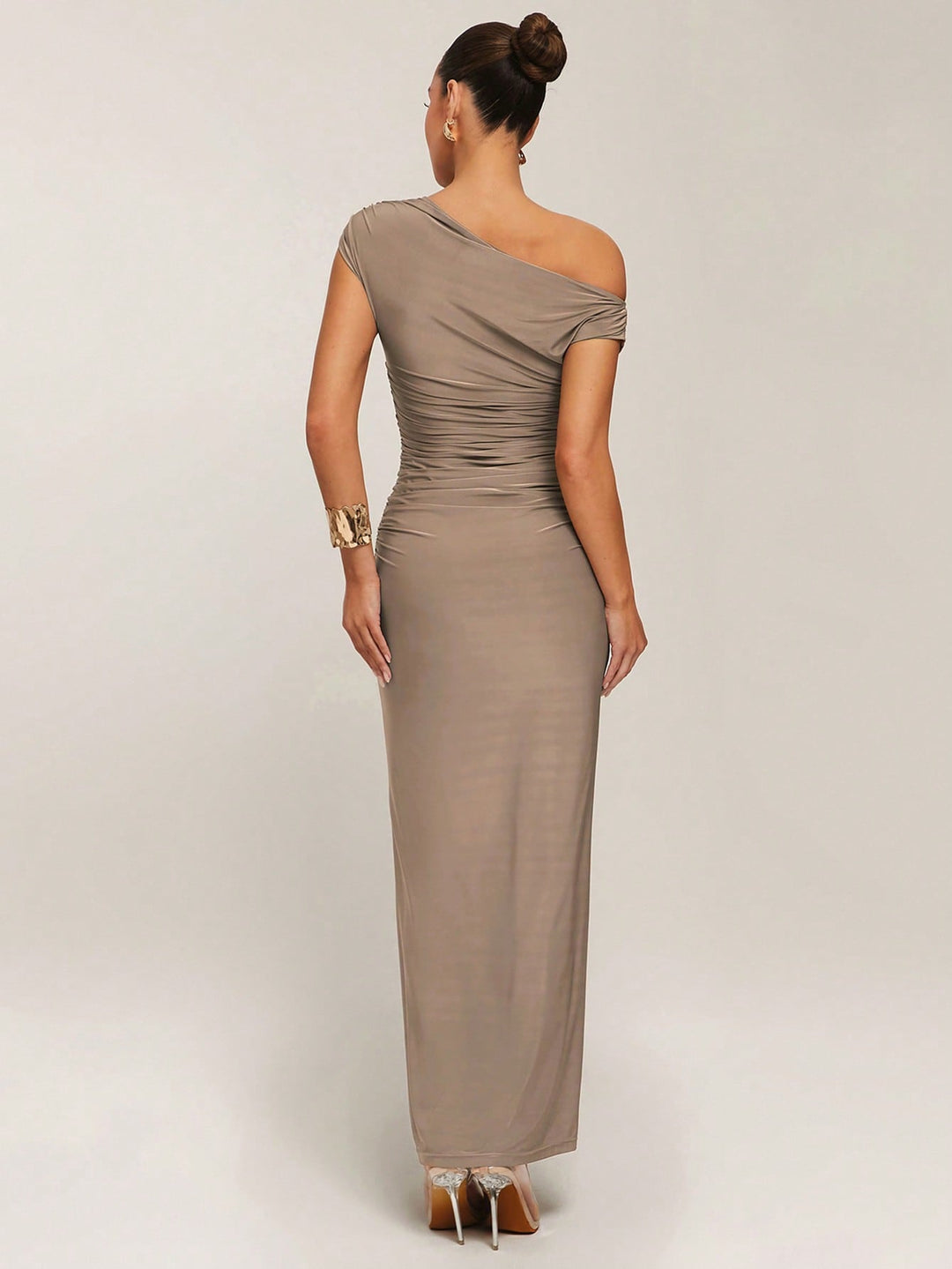 Rochie maxi SHEIN, bej