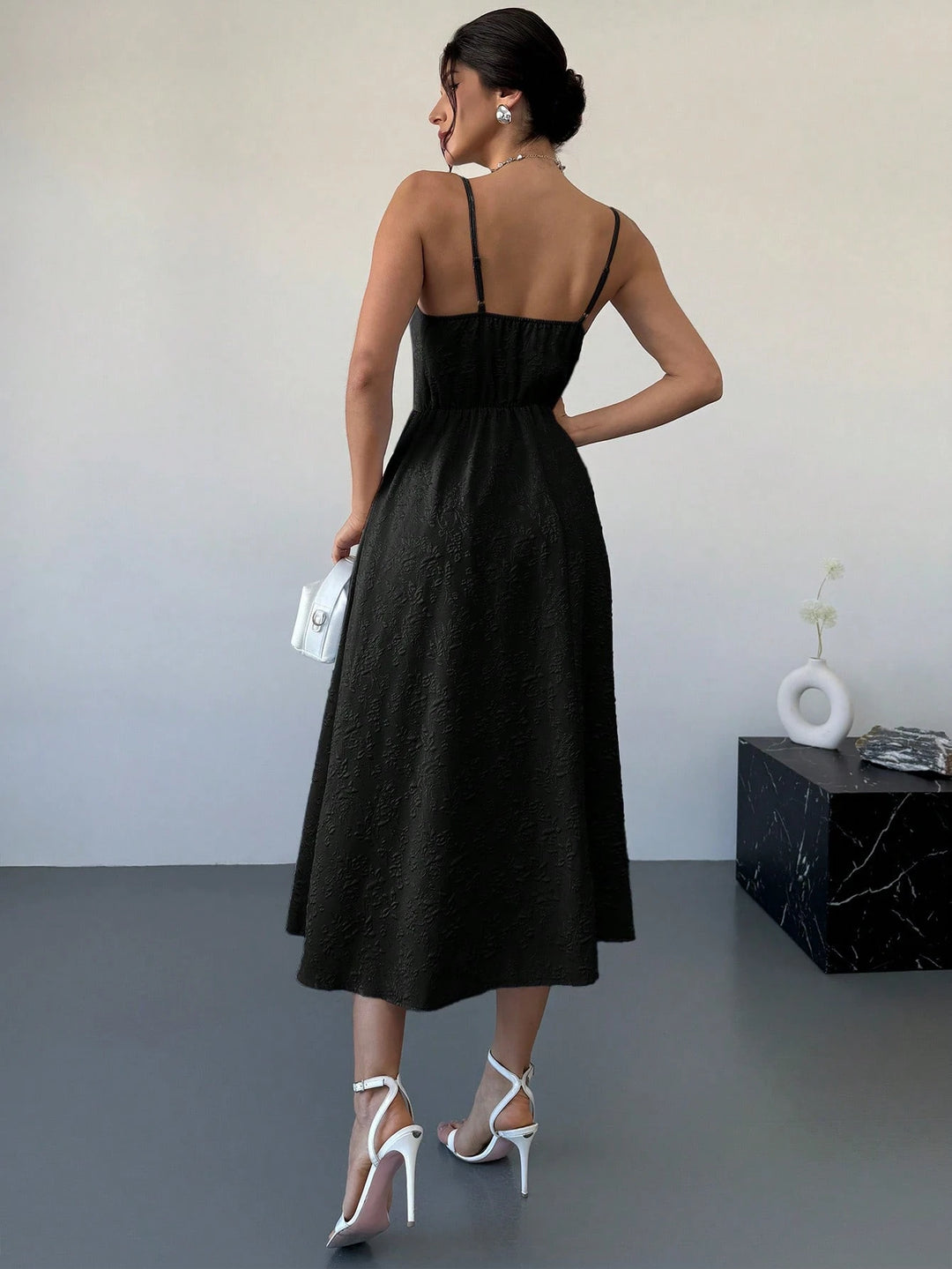 Rochie maxi SHEIN, negru