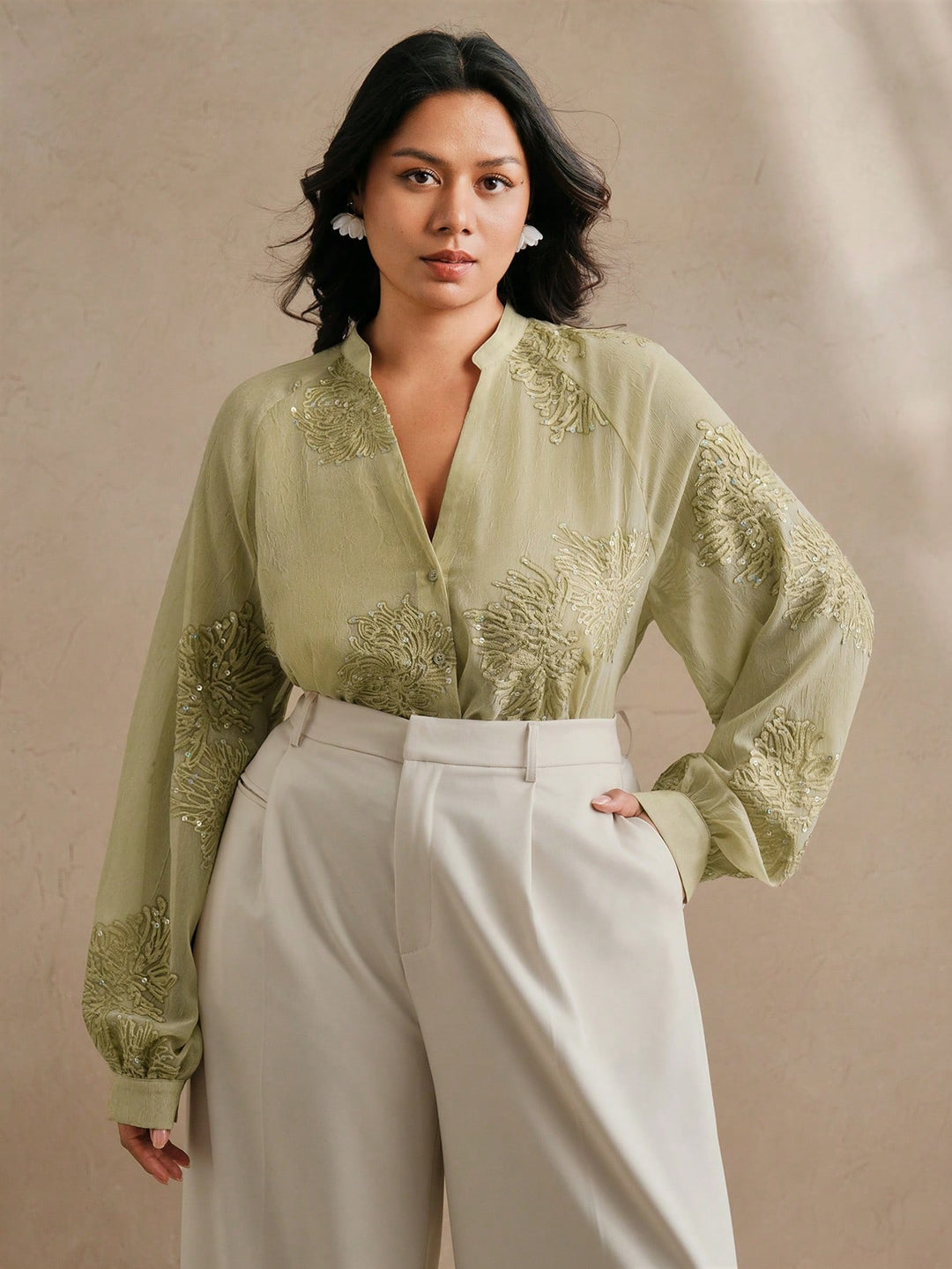 Bluză SHEIN, verde
