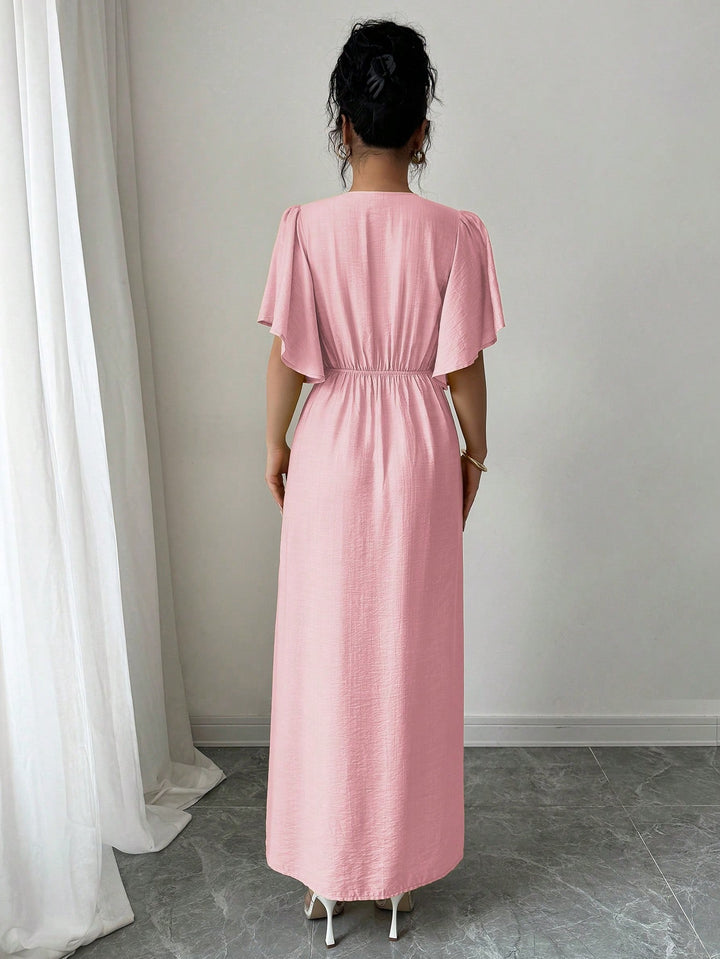 SHEIN maxi ruha, rózsaszín