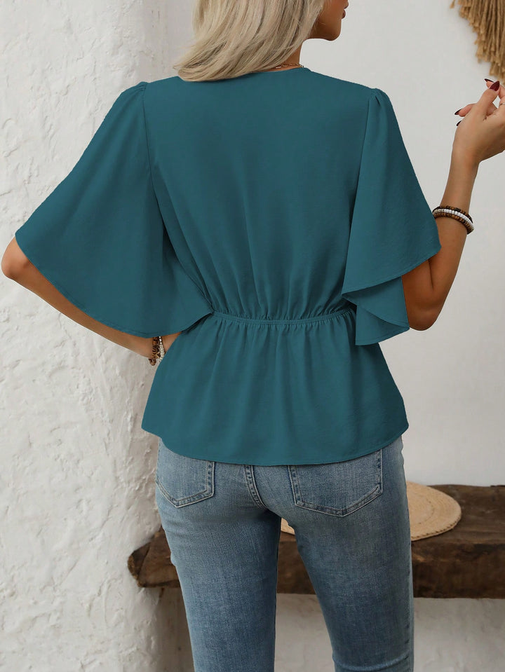 SHEIN blúz, türkiz