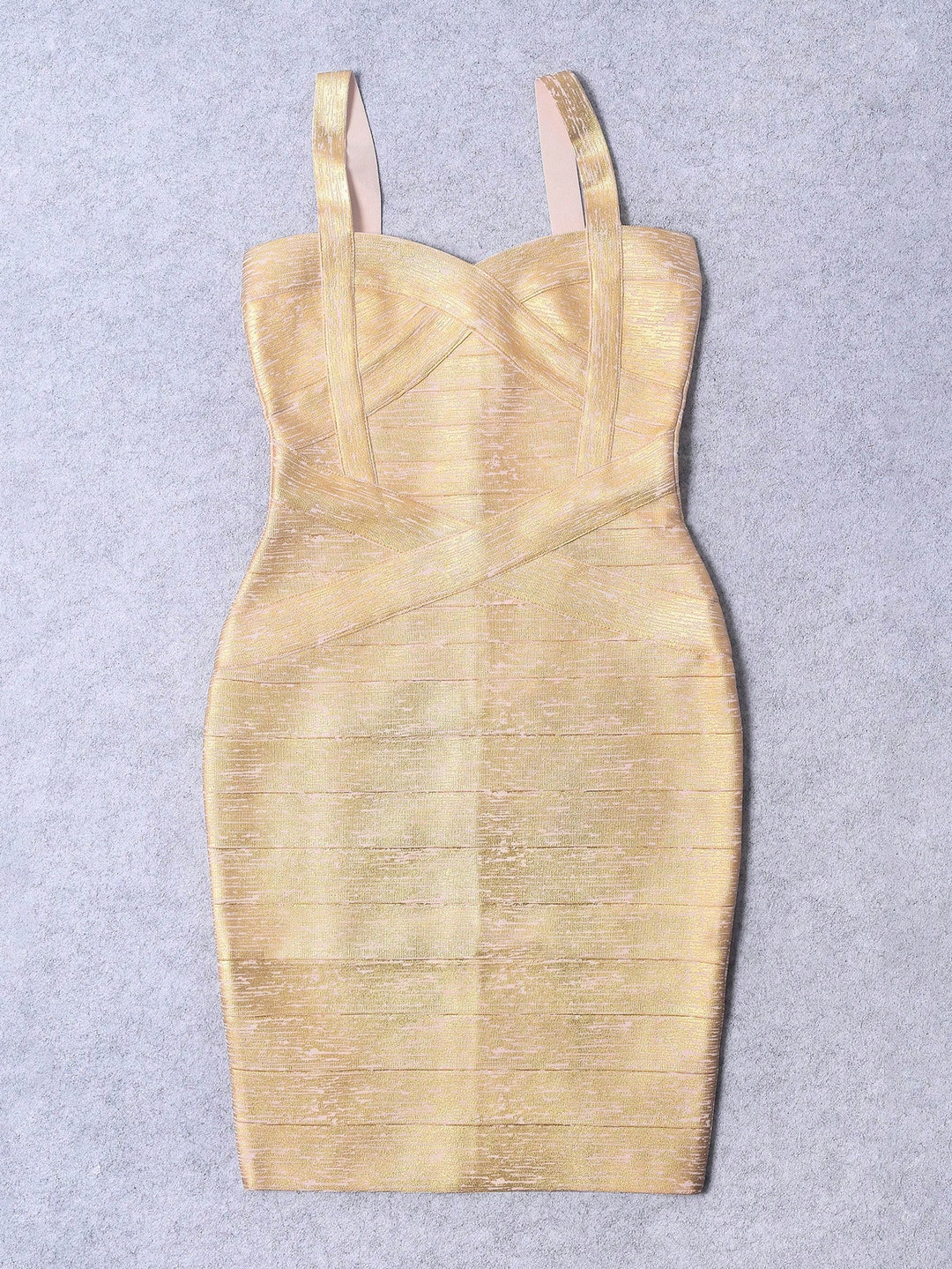 Rochie scurtă SHEIN, auriu