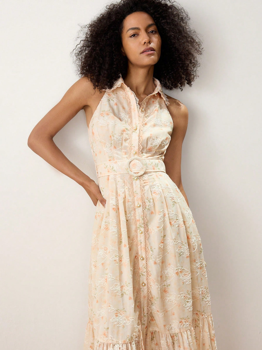 Rochie maxi SHEIN, alb