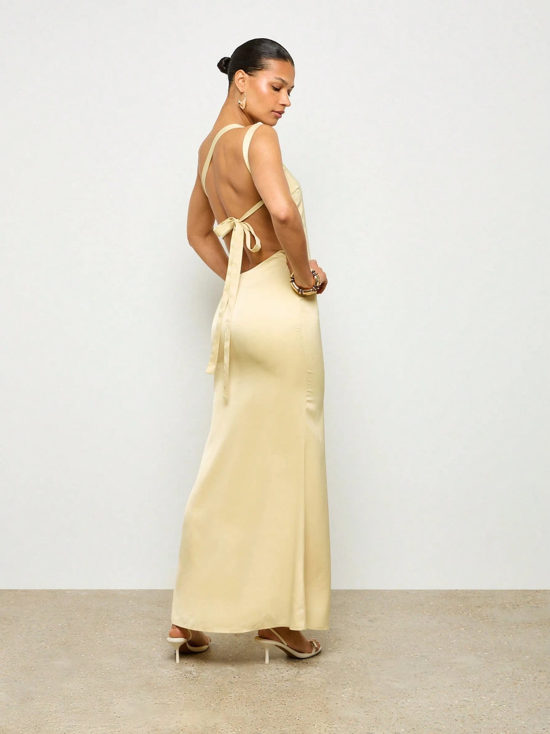 Rochie maxi SHEIN, galben