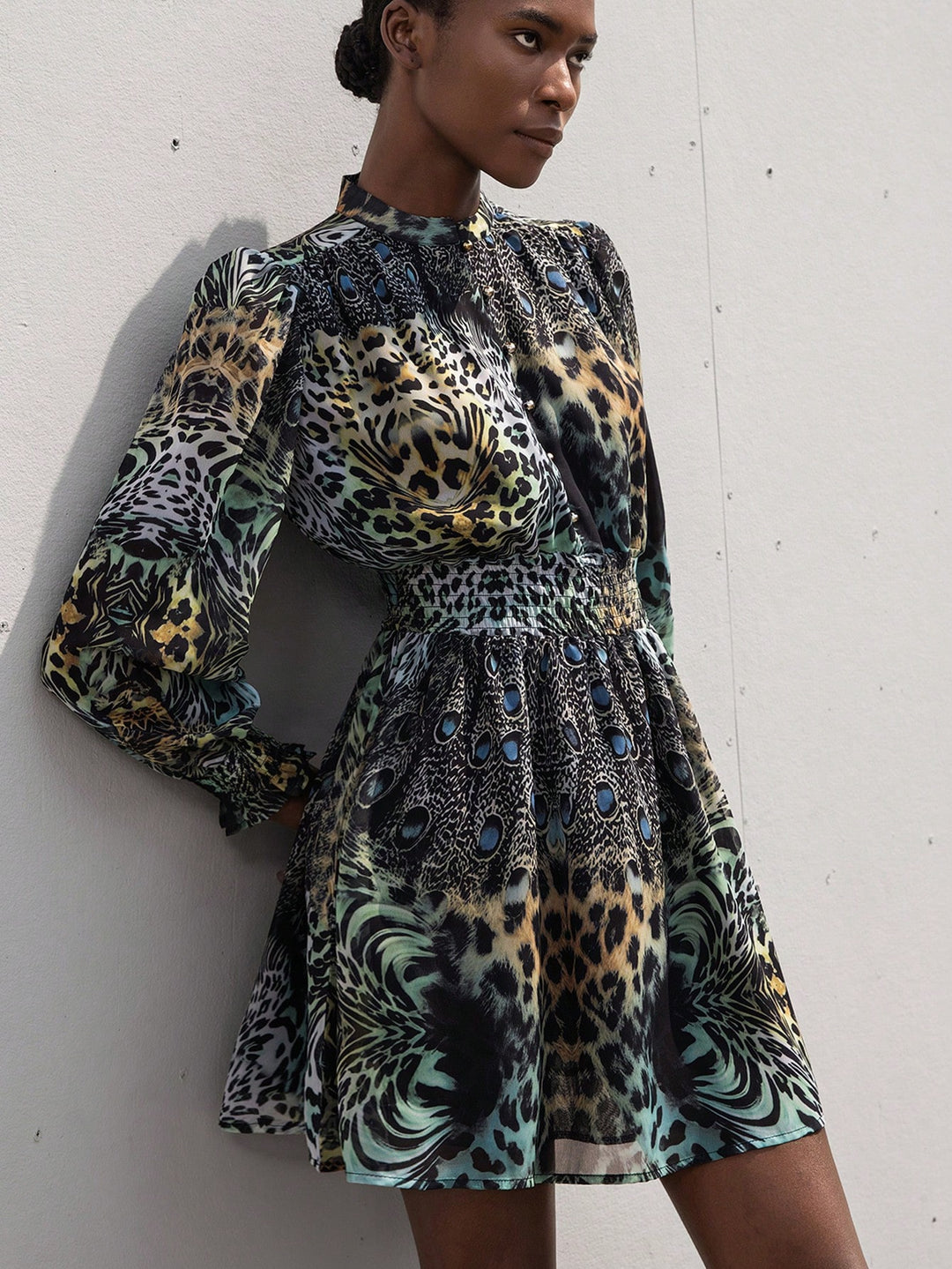 Rochie scurtă SHEIN, mix culori