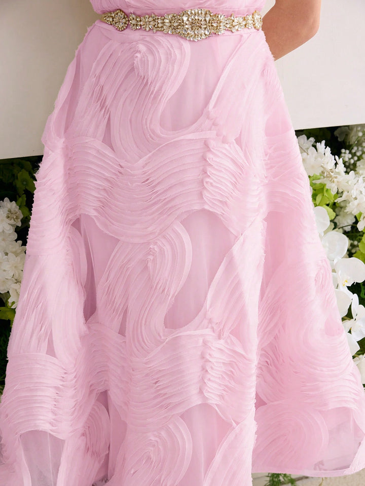 Rochie midi SHEIN, roz