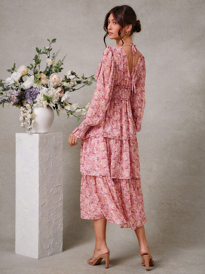 Rochie maxi SHEIN, mix culori