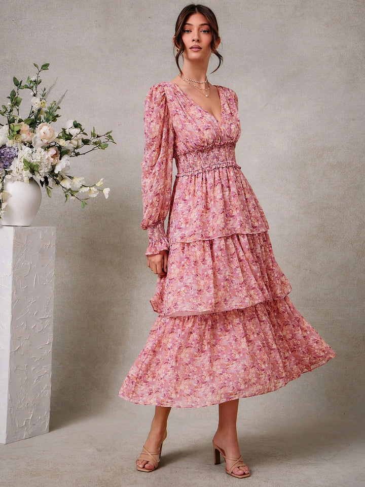 Rochie maxi SHEIN, mix culori