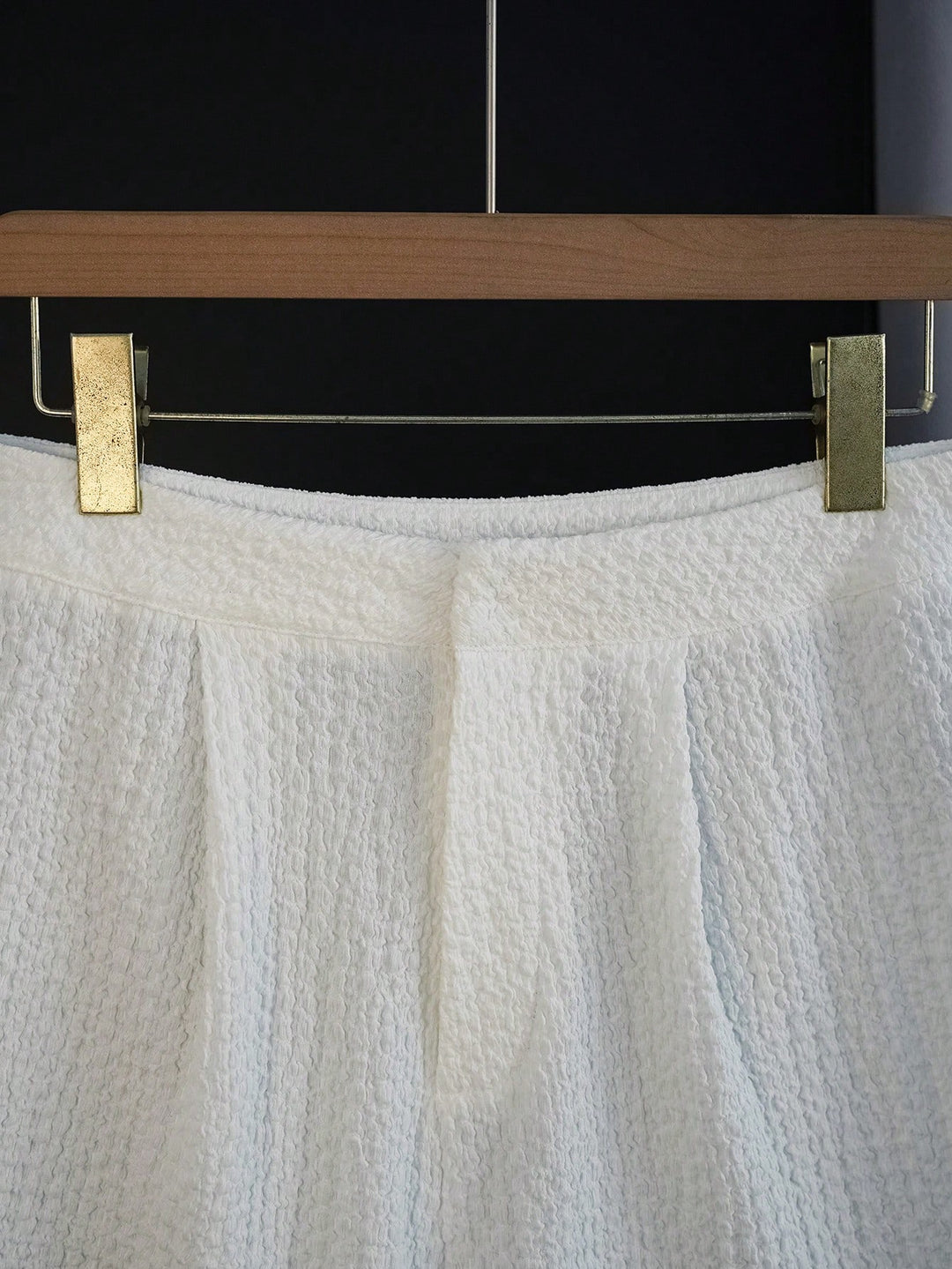 Pantaloni scurți SHEIN, alb