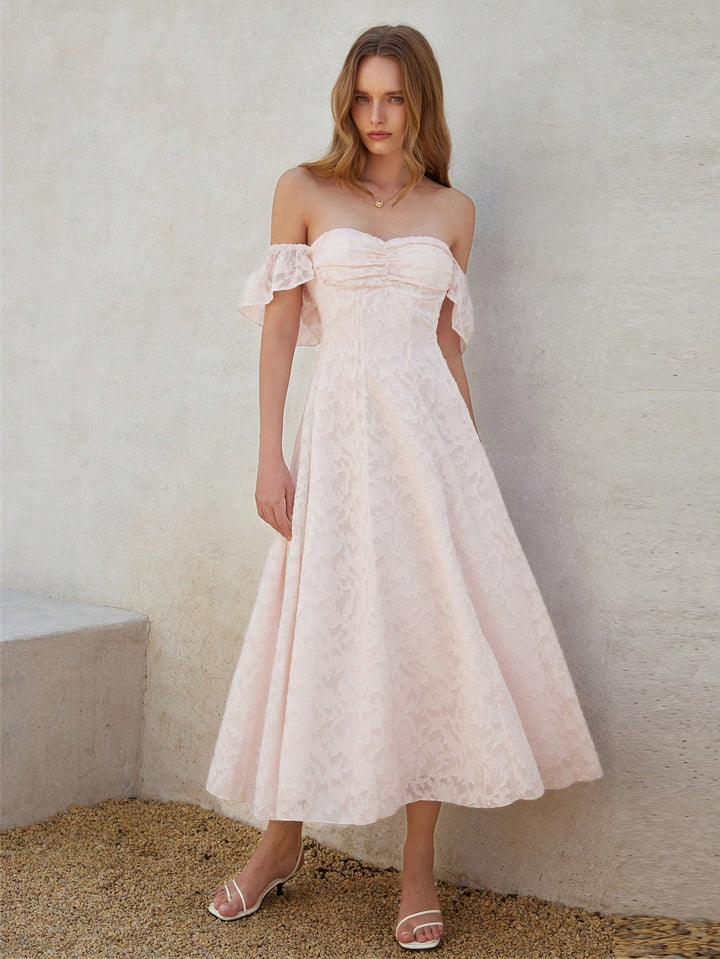Rochie midi SHEIN, roz
