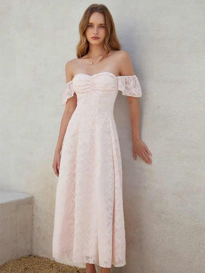 Rochie midi SHEIN, roz