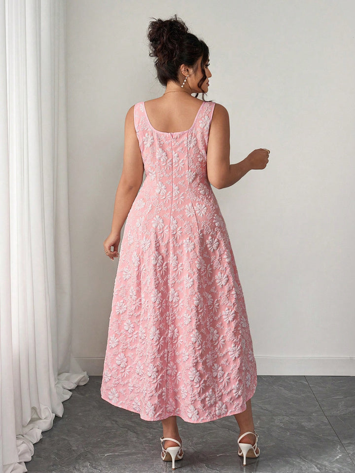 Rochie maxi SHEIN, roz