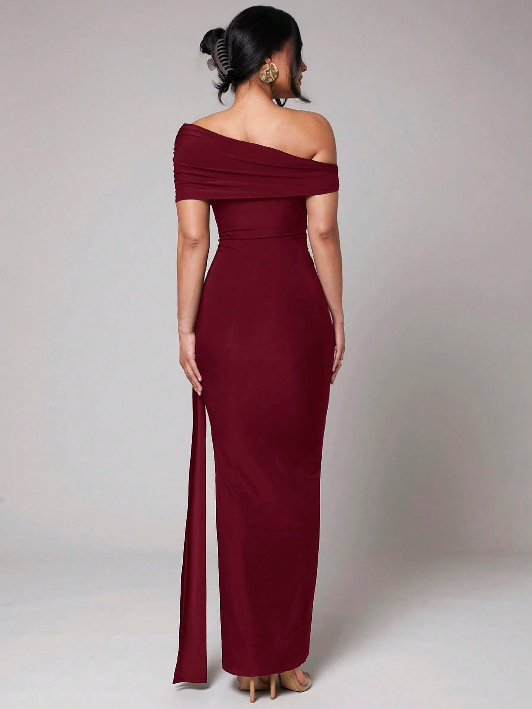 Rochie maxi SHEIN, vișiniu