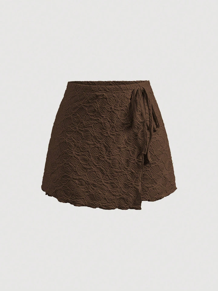 Fustă mini Shein, maro