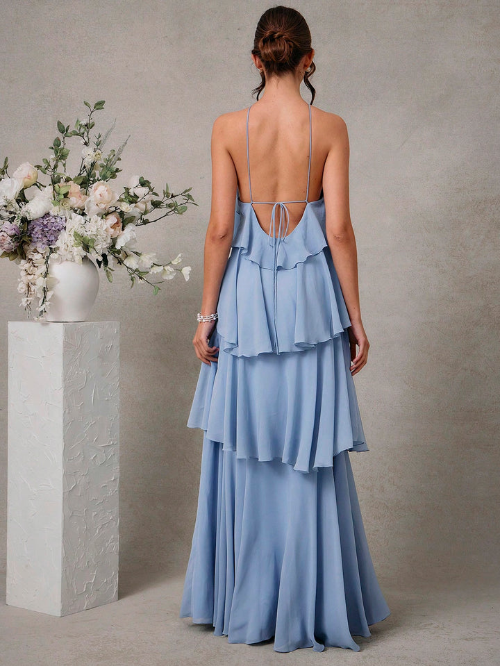 Rochie maxi SHEIN, albastru