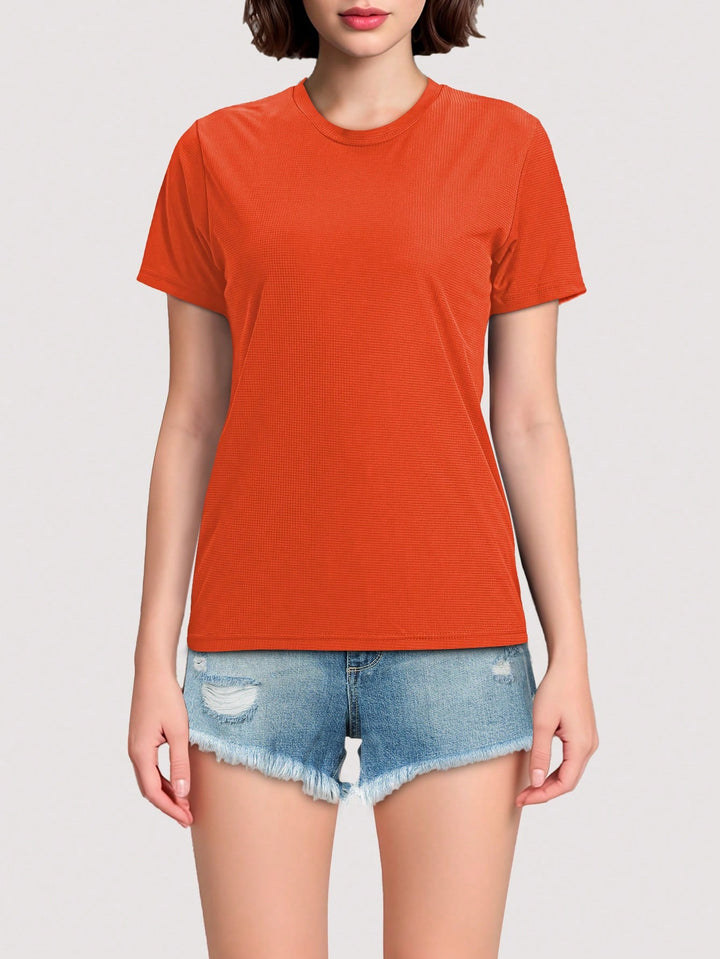Tricou SHEIN, portocaliu