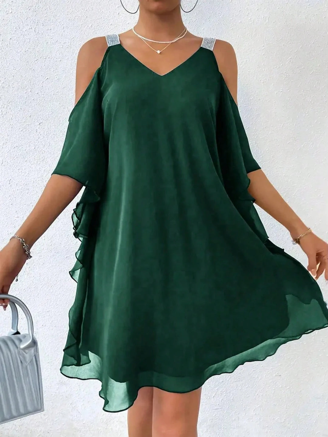 Rochie mini SHEIN, verde