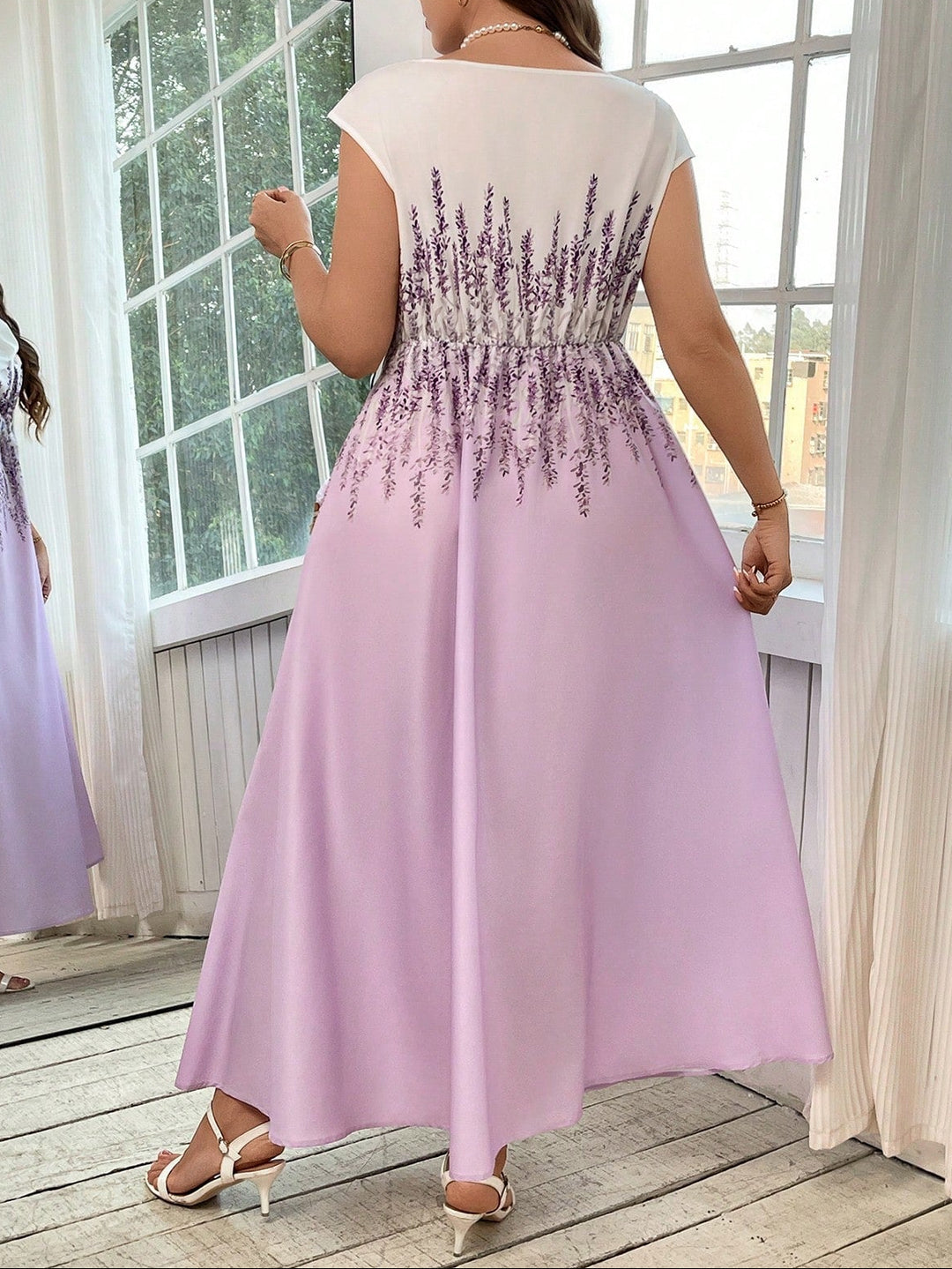 Rochie maxi SHEIN, mix culori