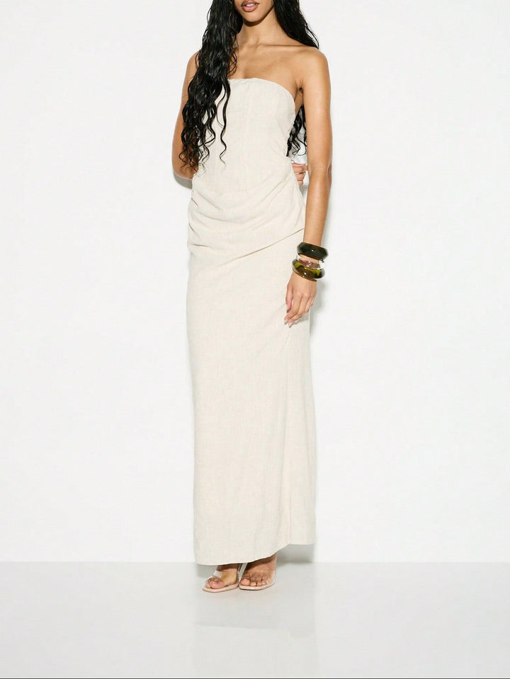 Rochie maxi SHEIN, alb