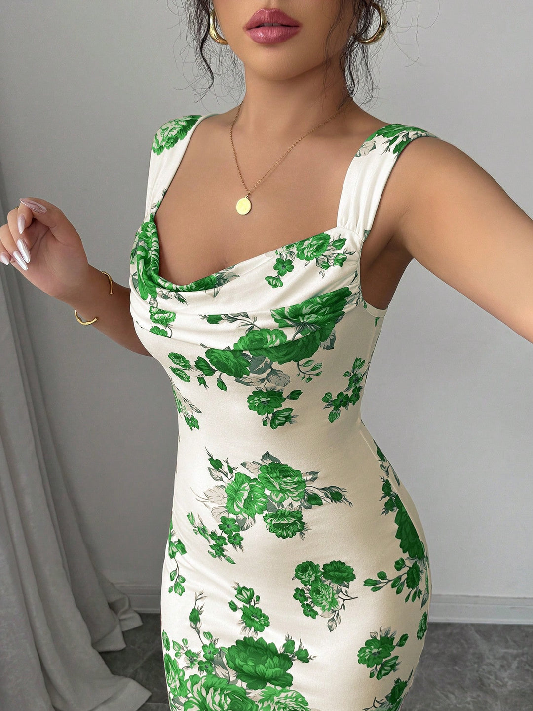 Rochie maxi SHEIN, mix culori