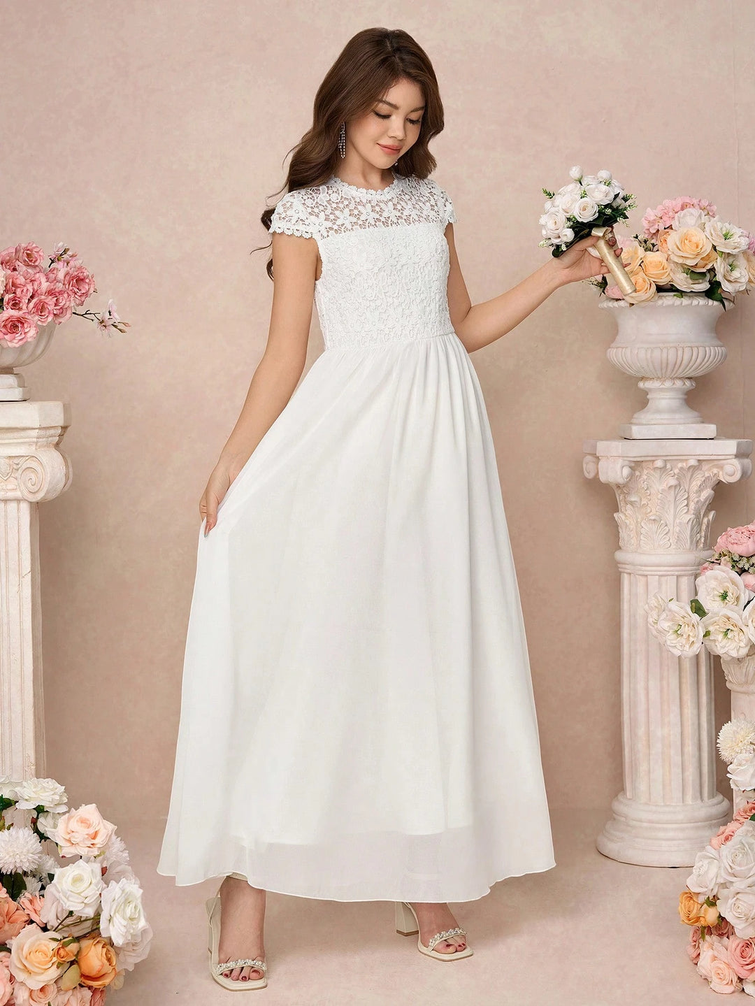 Rochie SHEIN, alb