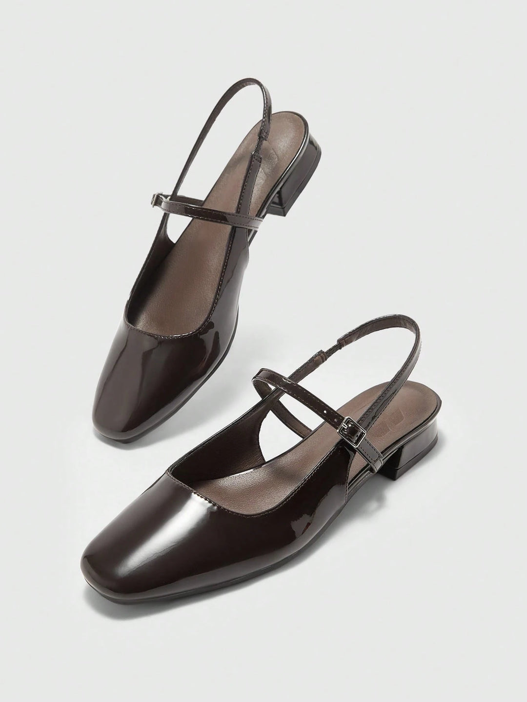 Pantofi SHEIN, maro
