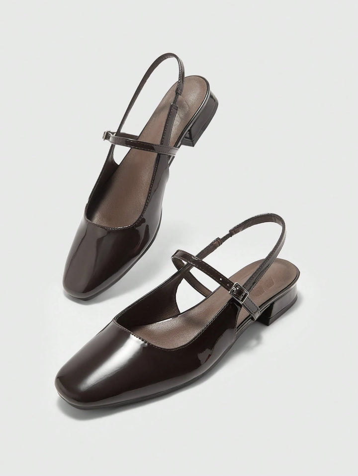 Pantofi SHEIN, maro