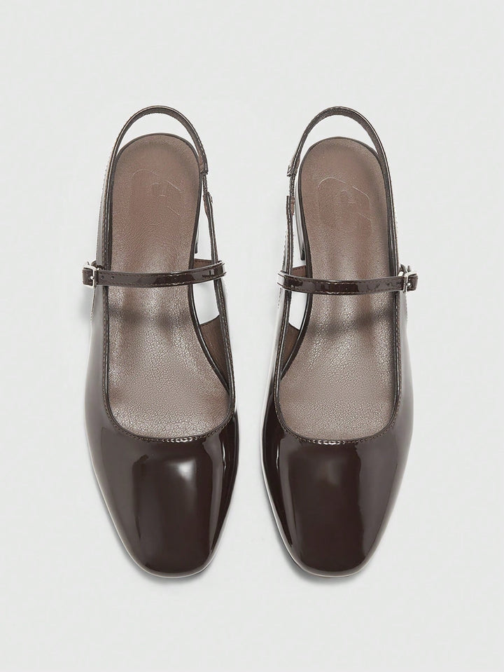 Pantofi SHEIN, maro