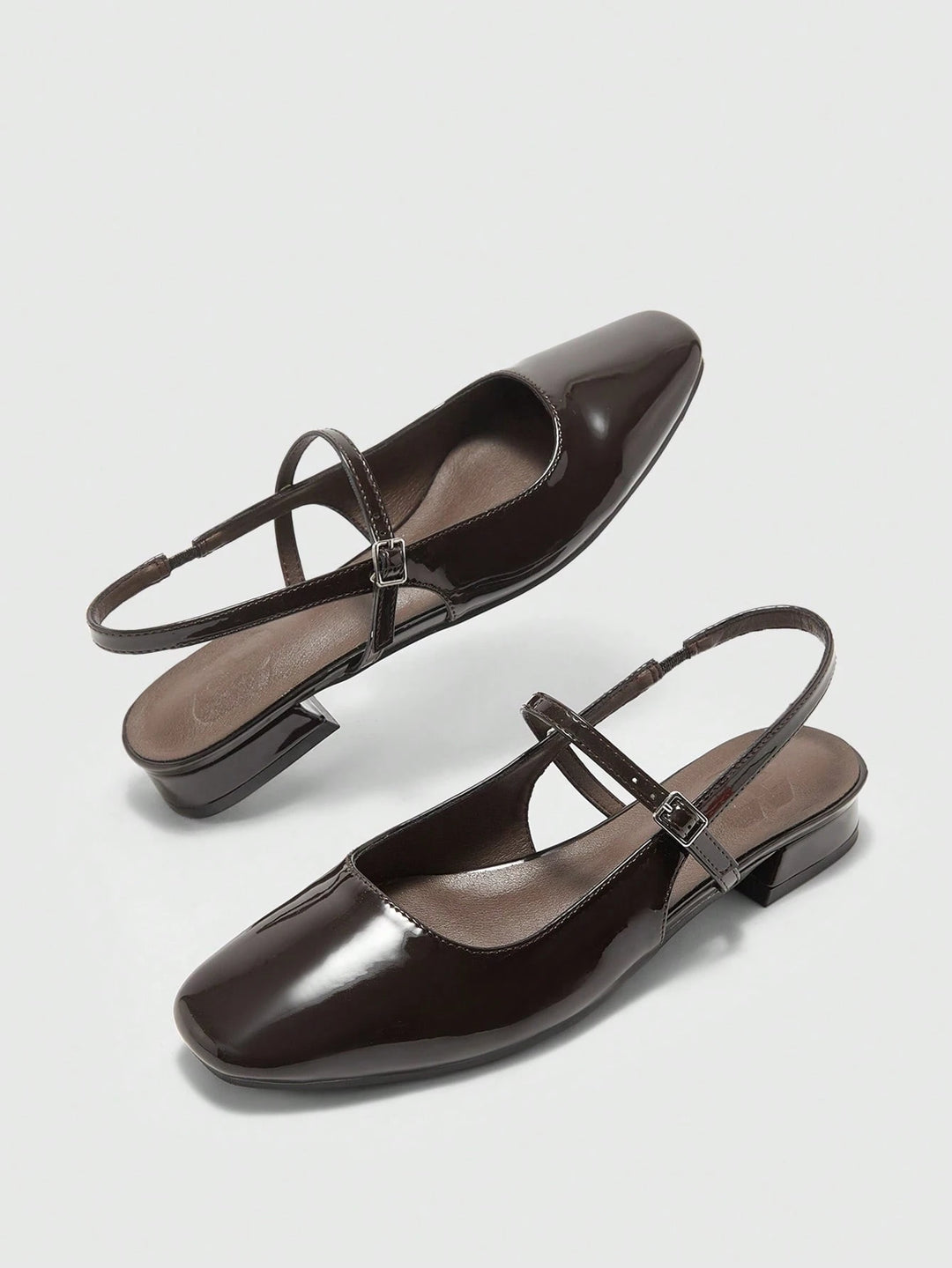Pantofi SHEIN, maro