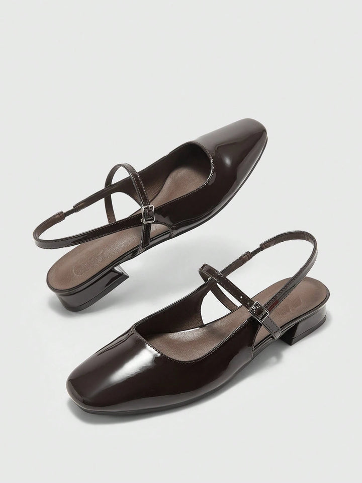 Pantofi SHEIN, maro