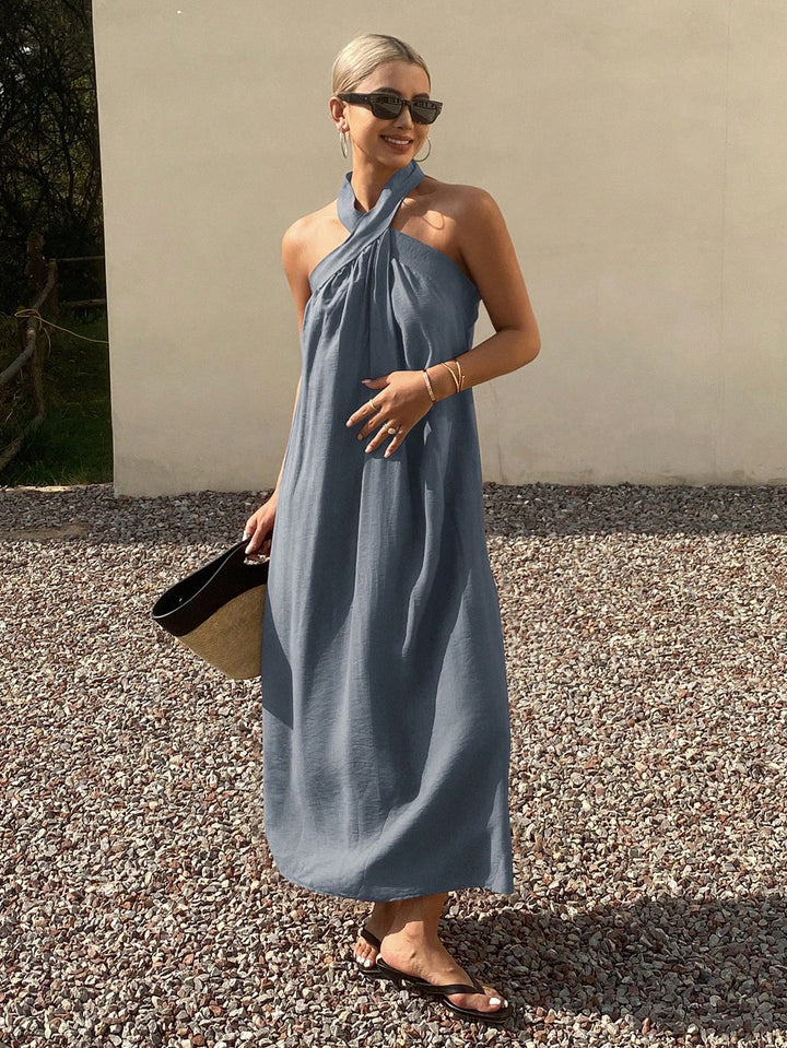 Rochie maxi SHEIN, albastru