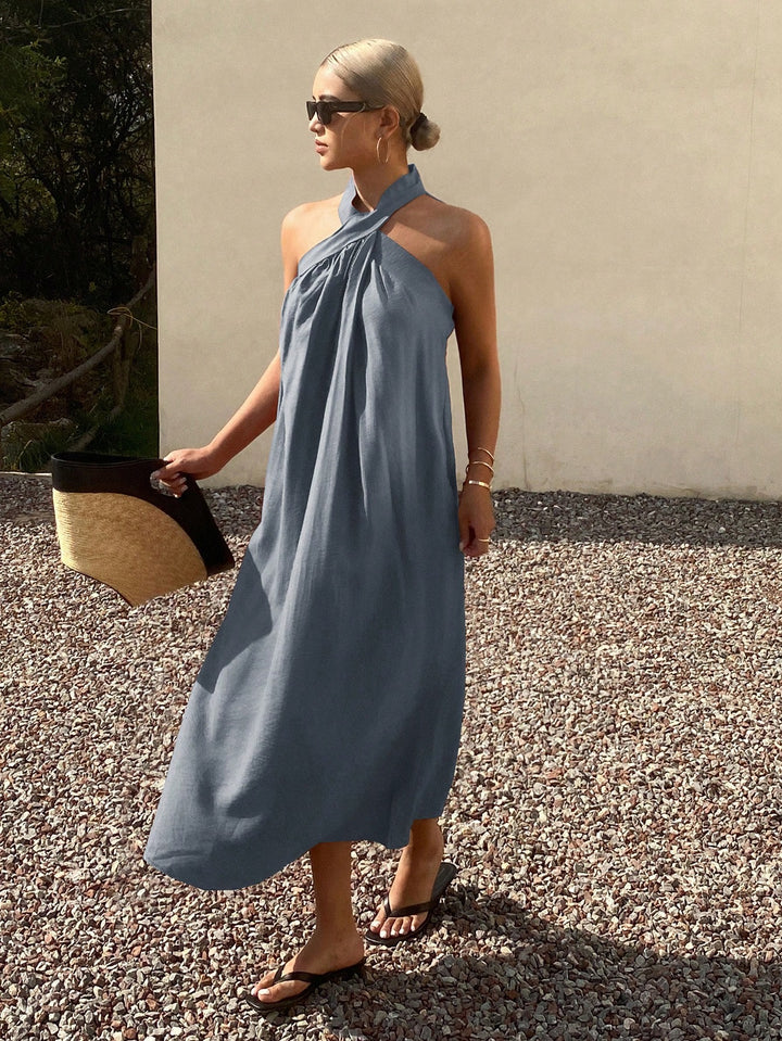Rochie maxi SHEIN, albastru