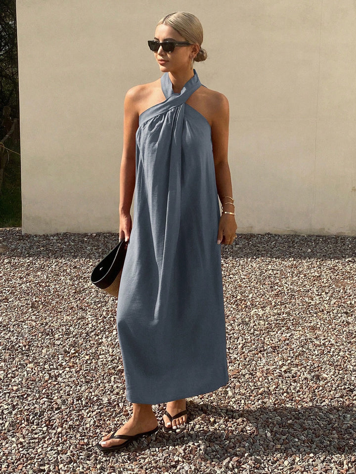 Rochie maxi SHEIN, albastru