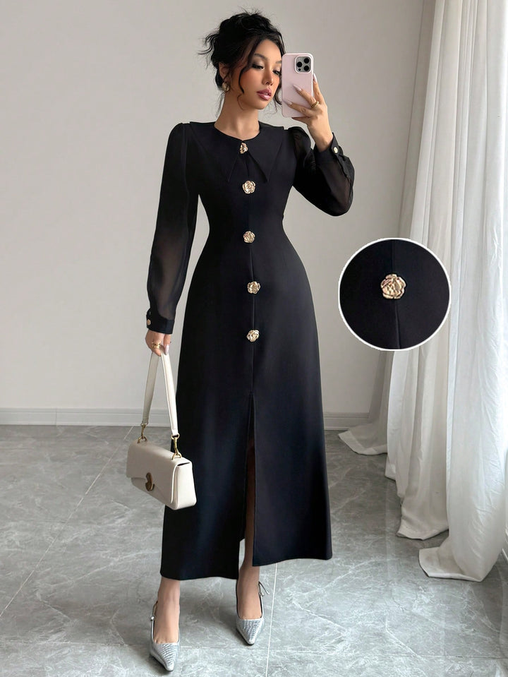 Rochie maxi SHEIN, negru