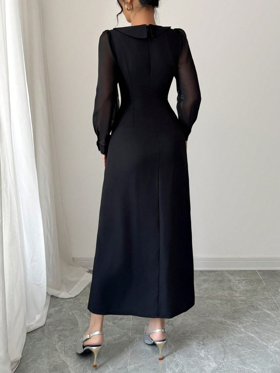 Rochie maxi SHEIN, negru