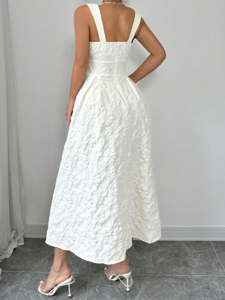 Rochie maxi SHEIN, bej