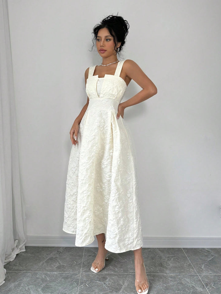 Rochie maxi SHEIN, bej