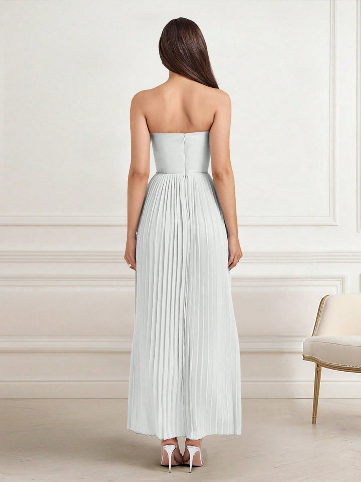 SHEIN maxi ruha, fehér