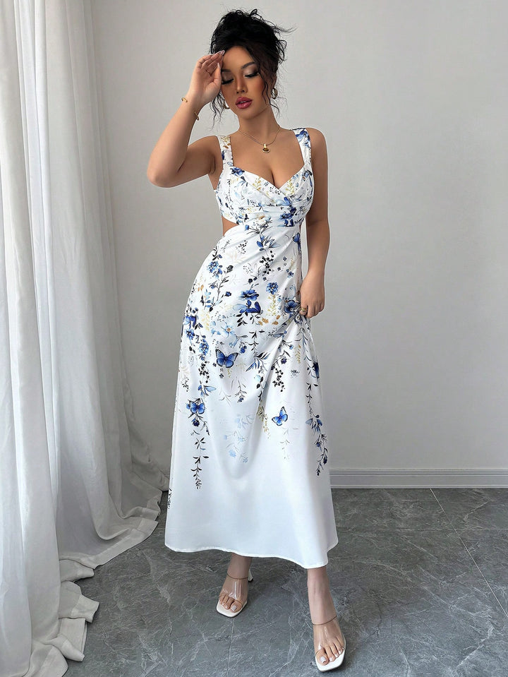 Rochie maxi SHEIN, mix culori