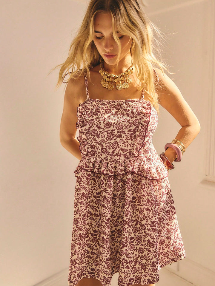 Rochie mini SHEIN, vișiniu