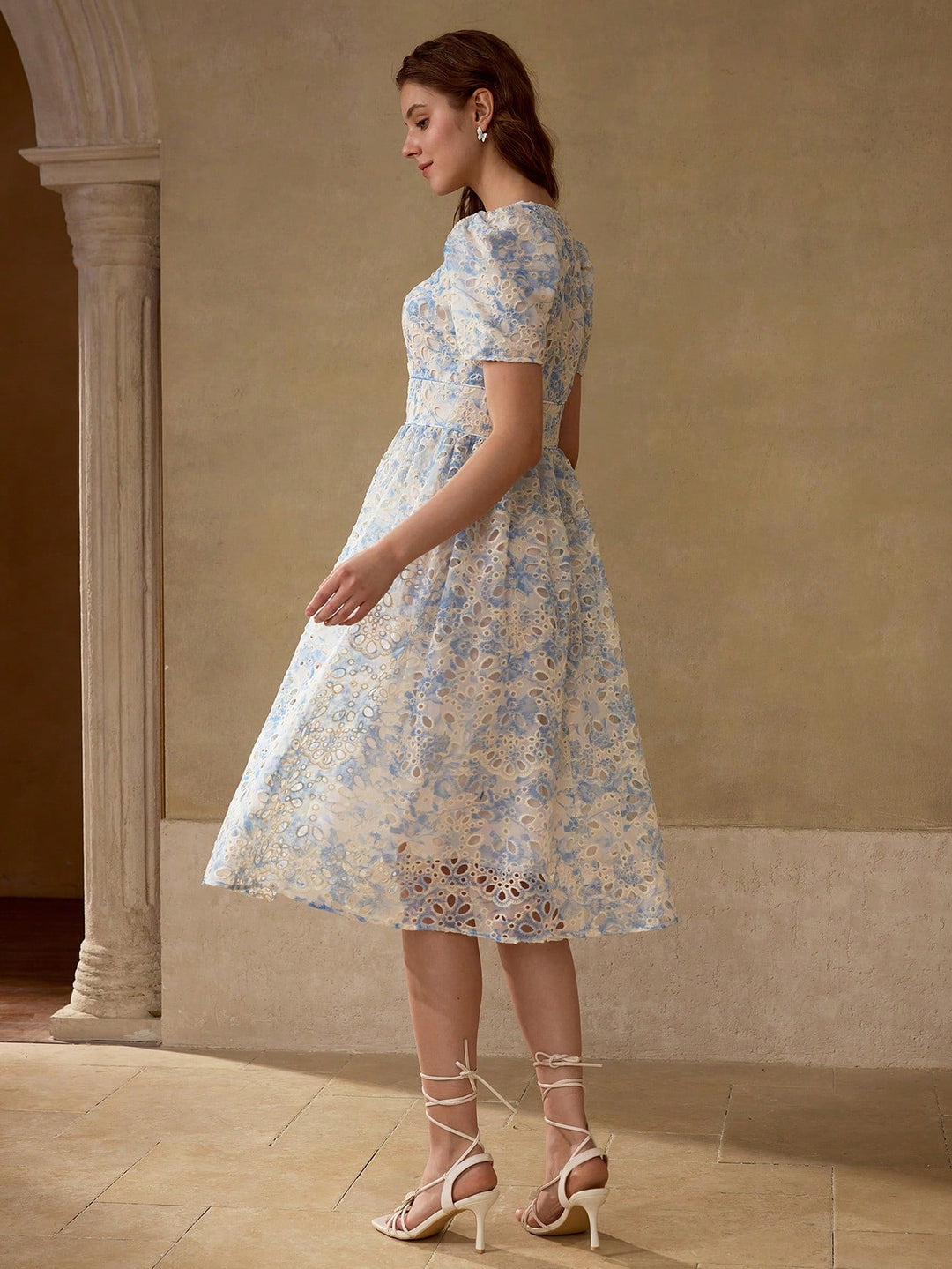 Rochie midi SHEIN, albastru