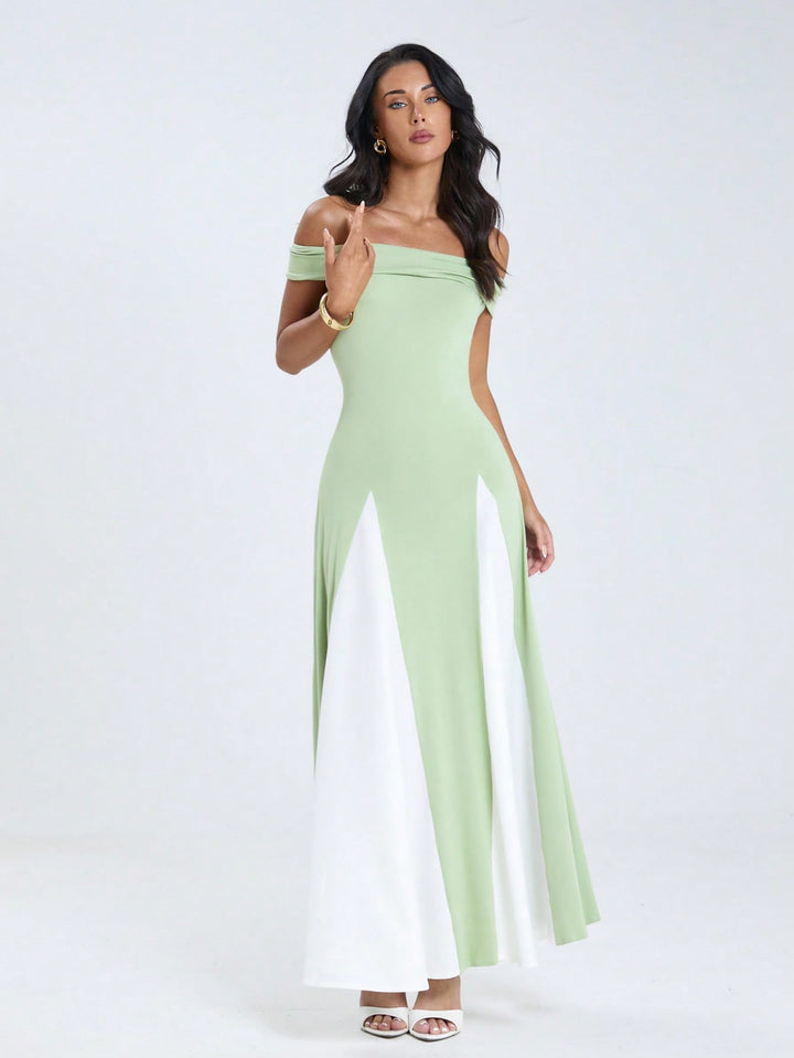 Rochie maxi SHEIN, verde