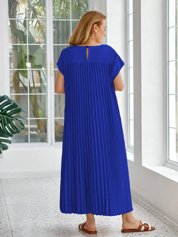 SHEIN midi ruha, kék