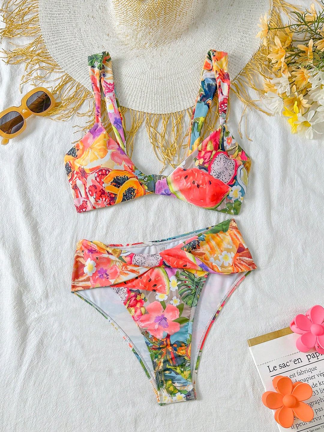 Set bikini SHEIN, mix culori
