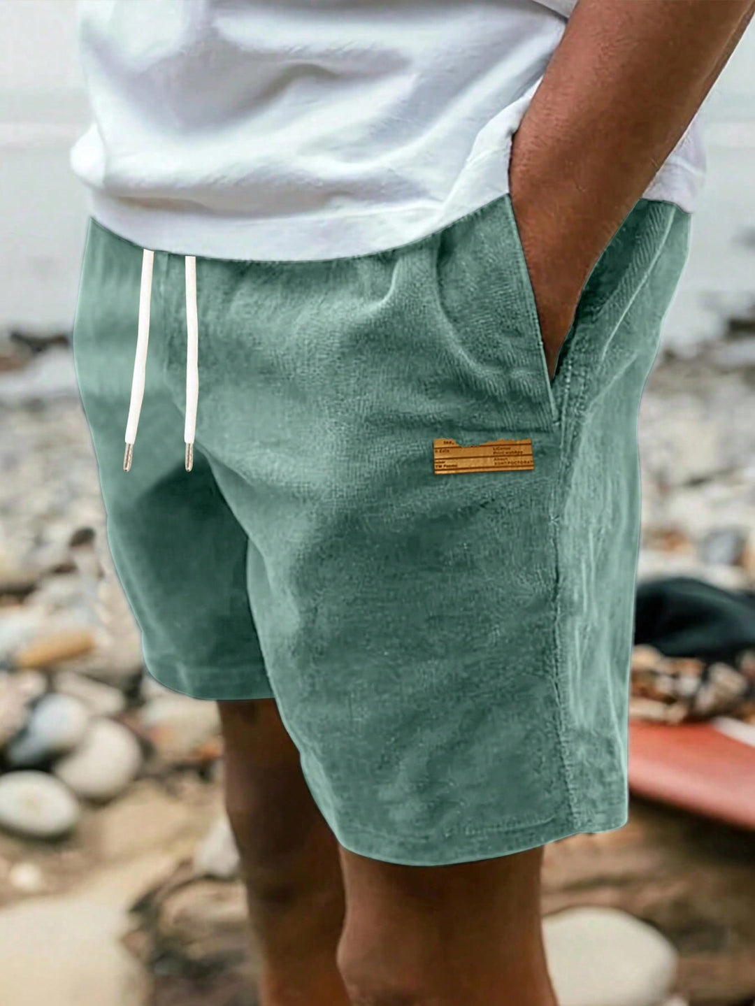 Pantaloni scurți SHEIN, verde
