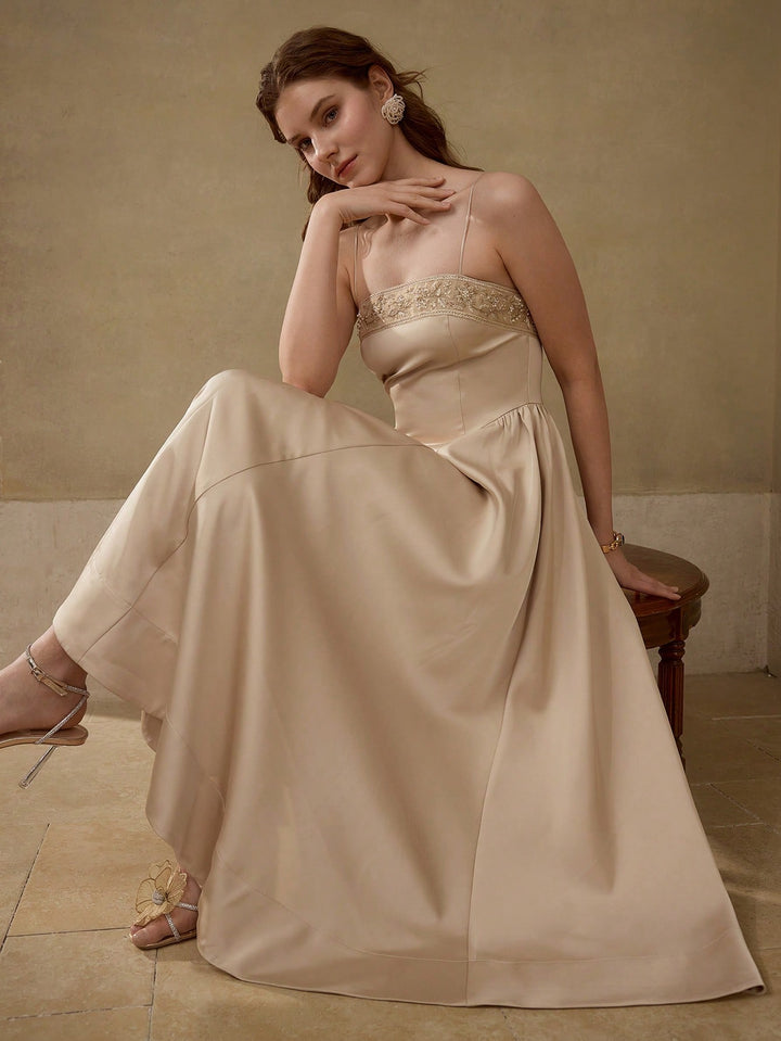 Rochie midi SHEIN, kaki