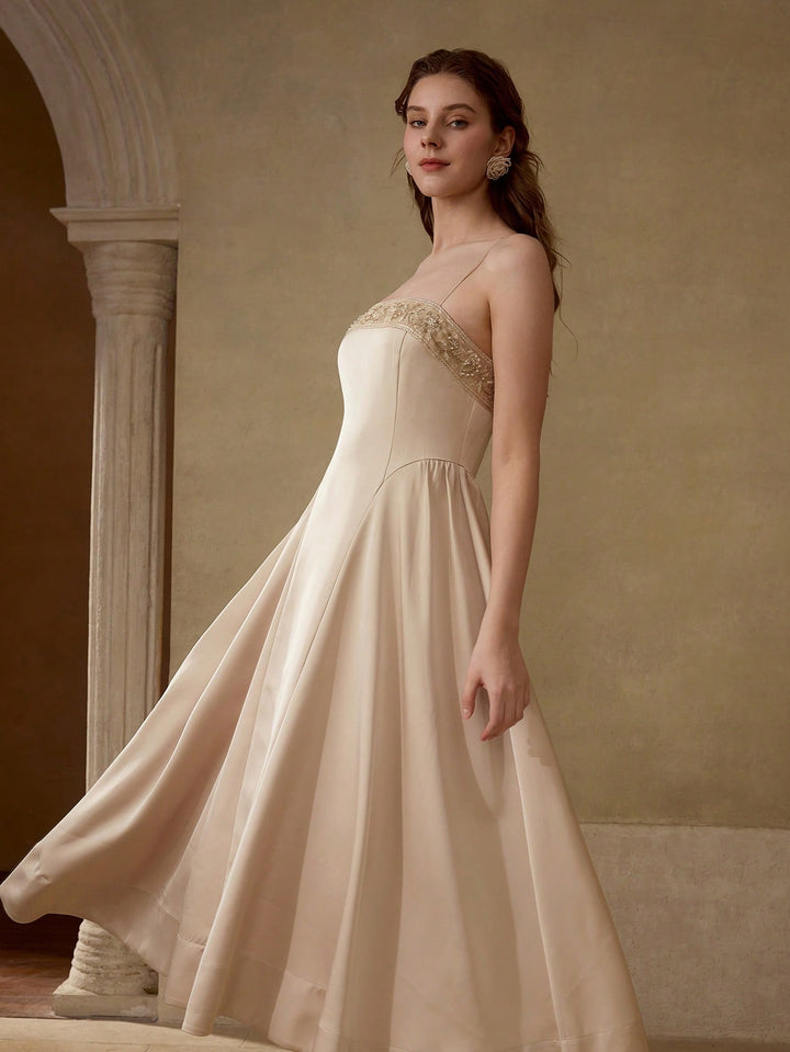 Rochie midi SHEIN, kaki