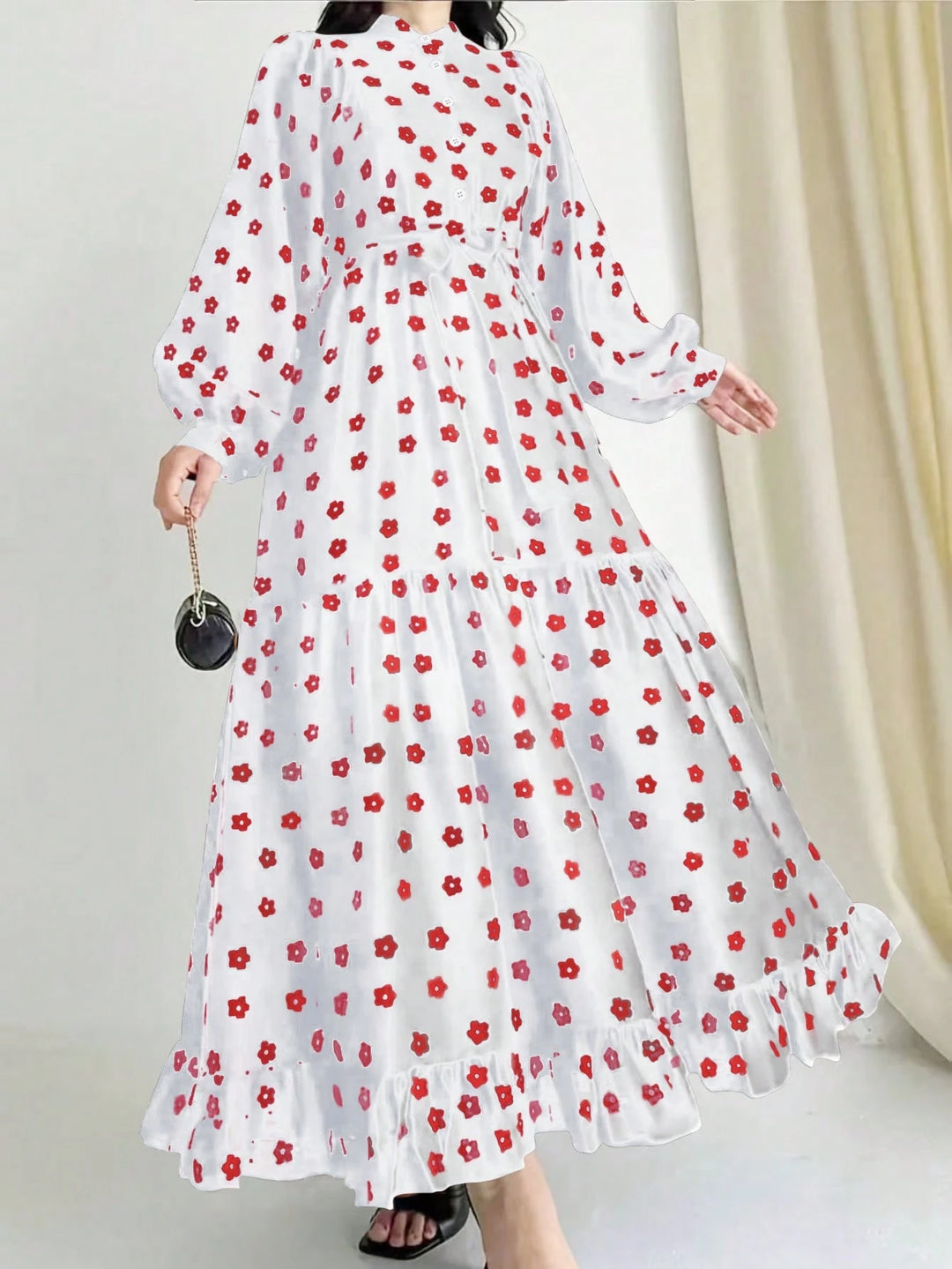 Rochie maxi SHEIN, mix culori