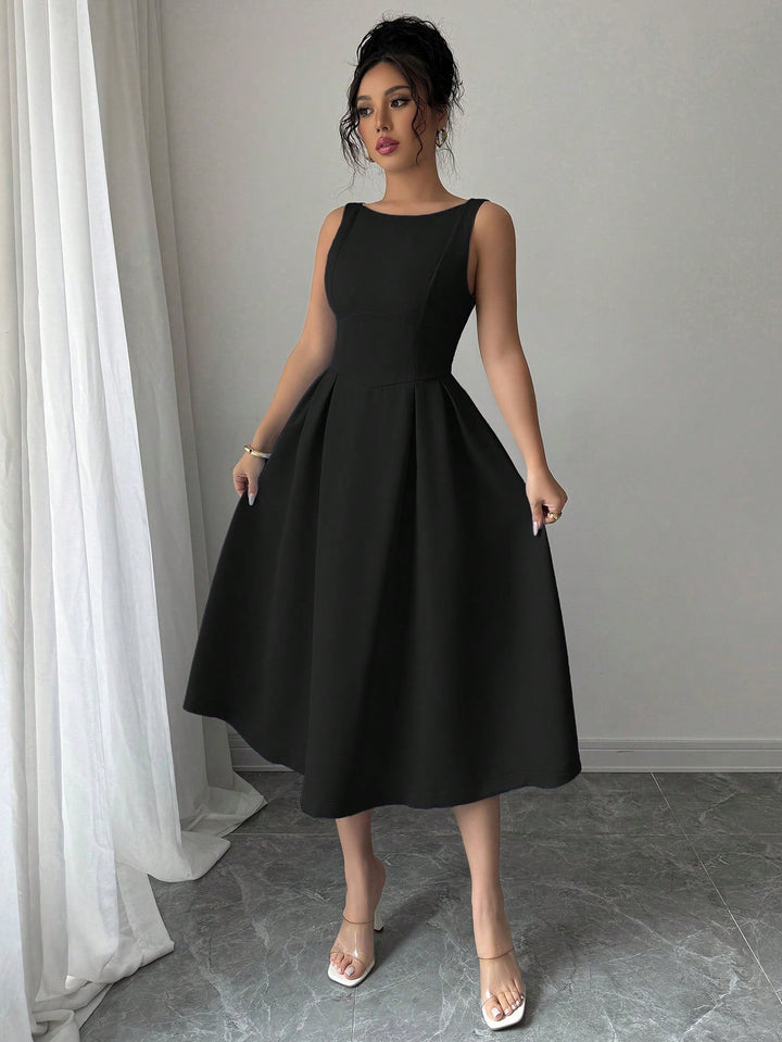 Rochie midi SHEIN, negru