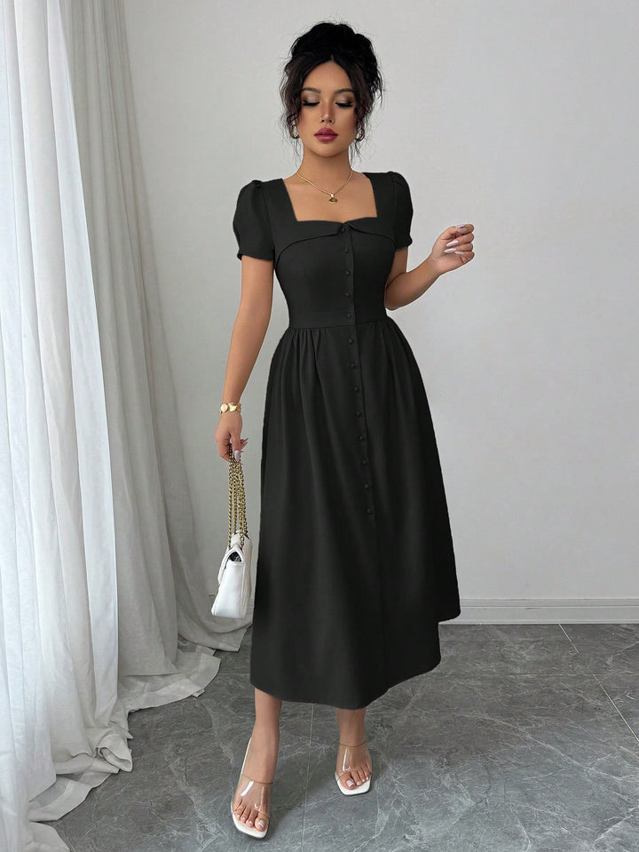 Rochie midi SHEIN, negru